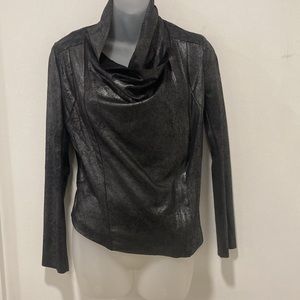 COLLECTION BY CEZELE Black Moto Style Jacket Size Small